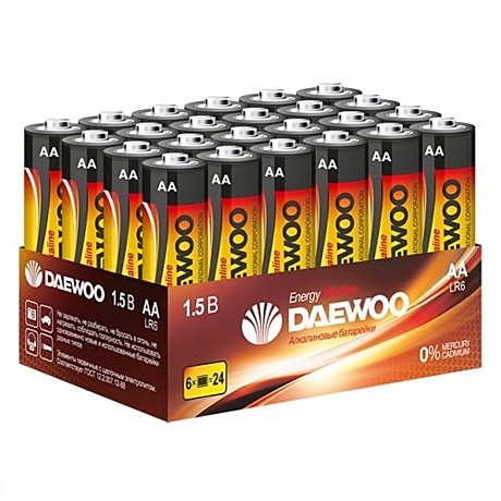 Батарейка DAEWOO LR6   Pack-24/480