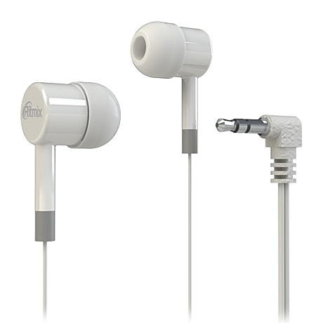 Наушники Ritmix RH-003 белые вкладыши