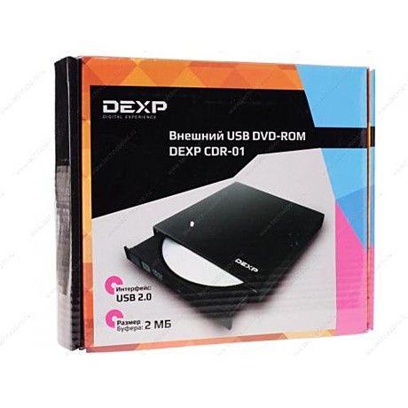 Привод внешний DVD-RW DEXP CDR-01 USB
