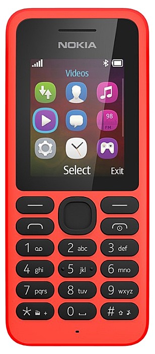 Телефон сотовый NOKIA 130 Dual (красн./red)