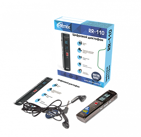 Диктофон   Ritmix      RR-110       4Gb