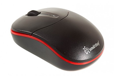 Мышь SMARTBUY SBM-335AG-RK беспровод черно/красная