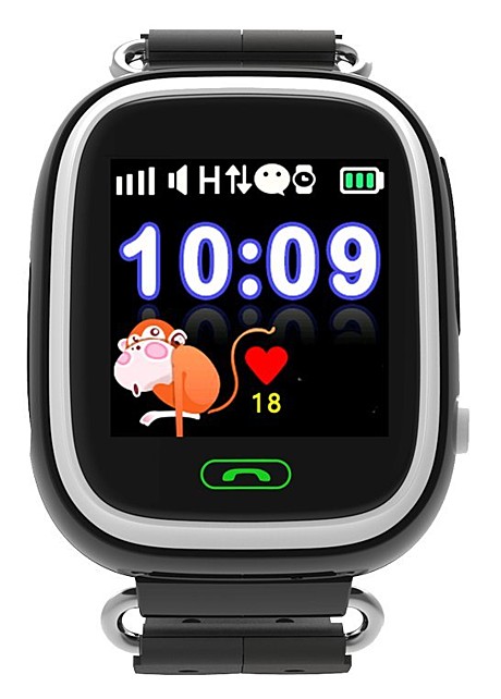 Smart-часы Q80 Hello детские с GPS трекером черные