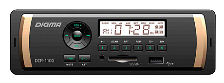 Автомагнитола DIGMA RCR-110G
